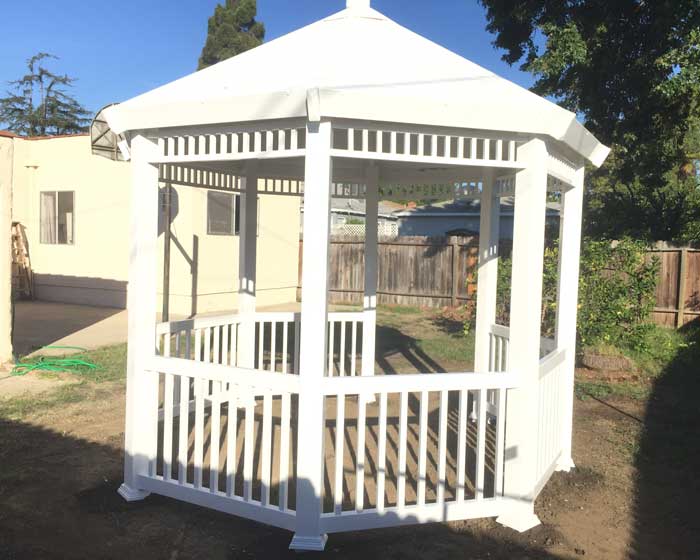 Gazebo with Solid Top
