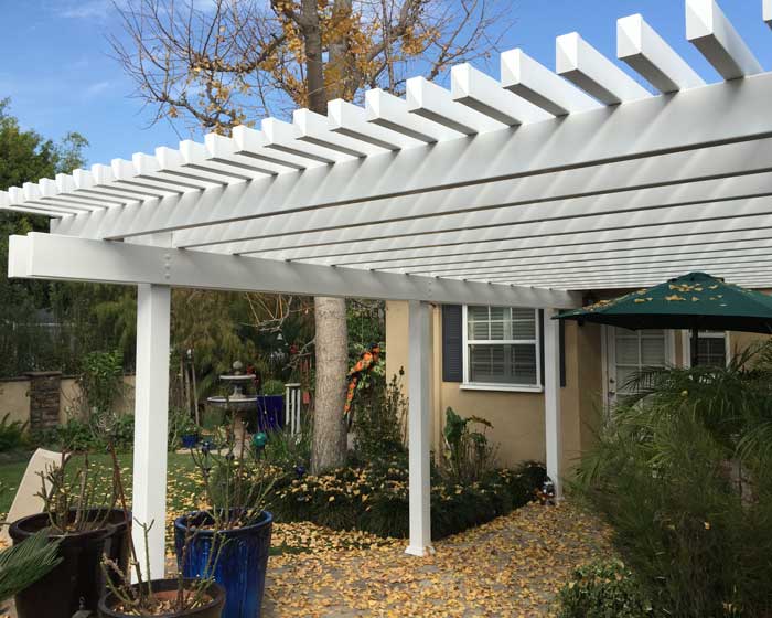 Large open patio cover