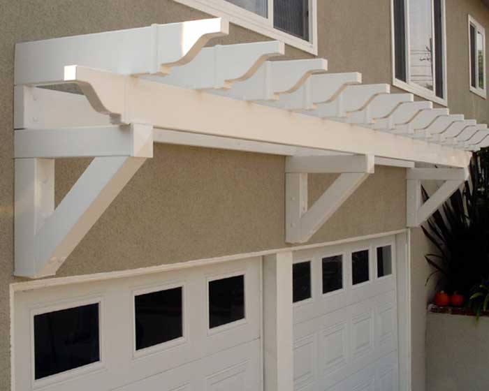 Patio Cover with Lattice Shed