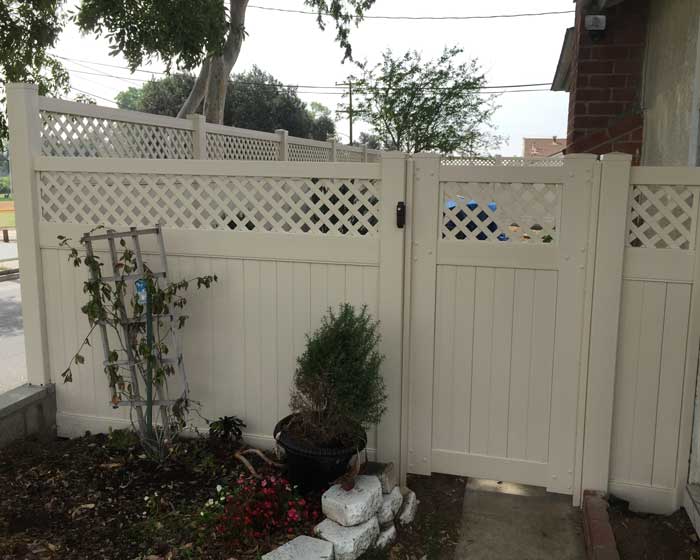 Picket fence and gate